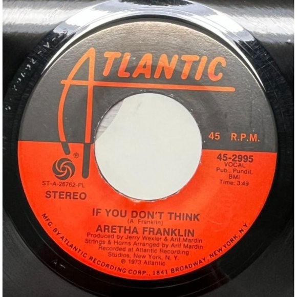 Aretha Franklin Until You Come Back To Me / If You Dont Think 45 Record Soul - Picture 3 of 4